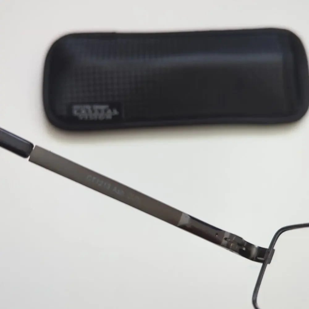 Foster Grant Reading Glasses Classy Eyeglasses Ash Gun Metal +1.50‎ PD58.5MM